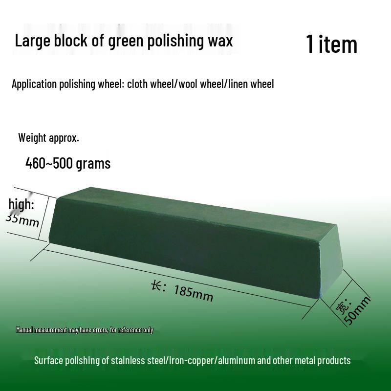 Metal, Glass, Marble & Jade Polishing Paste - White & Green Waxes for Wood & Stainless Steel