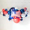 Featival Balloons Arch Kit Red, White and Blue Party Decoration for American Flag USA Foil Balloons For Patriotic