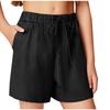 Summer Big Kids Kids Solid Color Sports Casual Shorts With Pocket Elasticated Waist