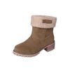 Winter New Boots Medium Tube Two Wear Warm Snow Boots Women Round Head