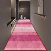 Modern Style Long Corridor Carpet Non-slip Hall Runner Easy Clean Hallway Area Rugs Washable Porch Entry Doormat Customizable