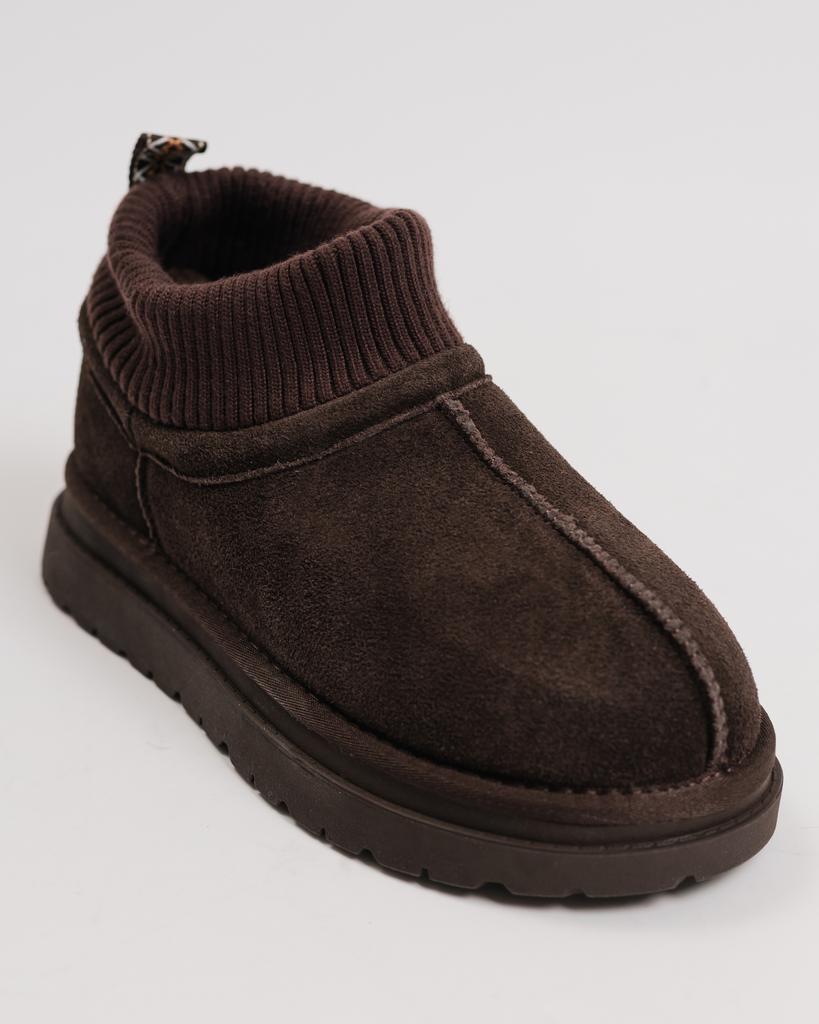 Ugg Short with Sock Lola Andy 12082 36 Chocolate Suede Wool