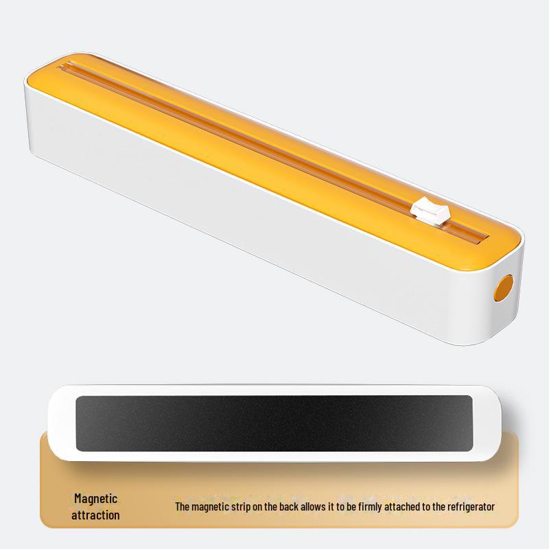 Magnetic Adjustable Kitchen Film & Foil Cutter with Storage Box