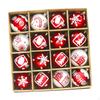 16Pcs Christmas Balls Ornaments Pendants Portable Xmas Baubles Tree Decor for Home