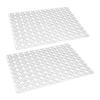 Sink Mat PVC Hollow Rhombus Cuttable Rectangle Anti-slip Ceramic Stainless Steel