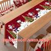 New Year Xmas Table Flag Cover Santa Claus Christmas Tablecloth  Christmas Party
