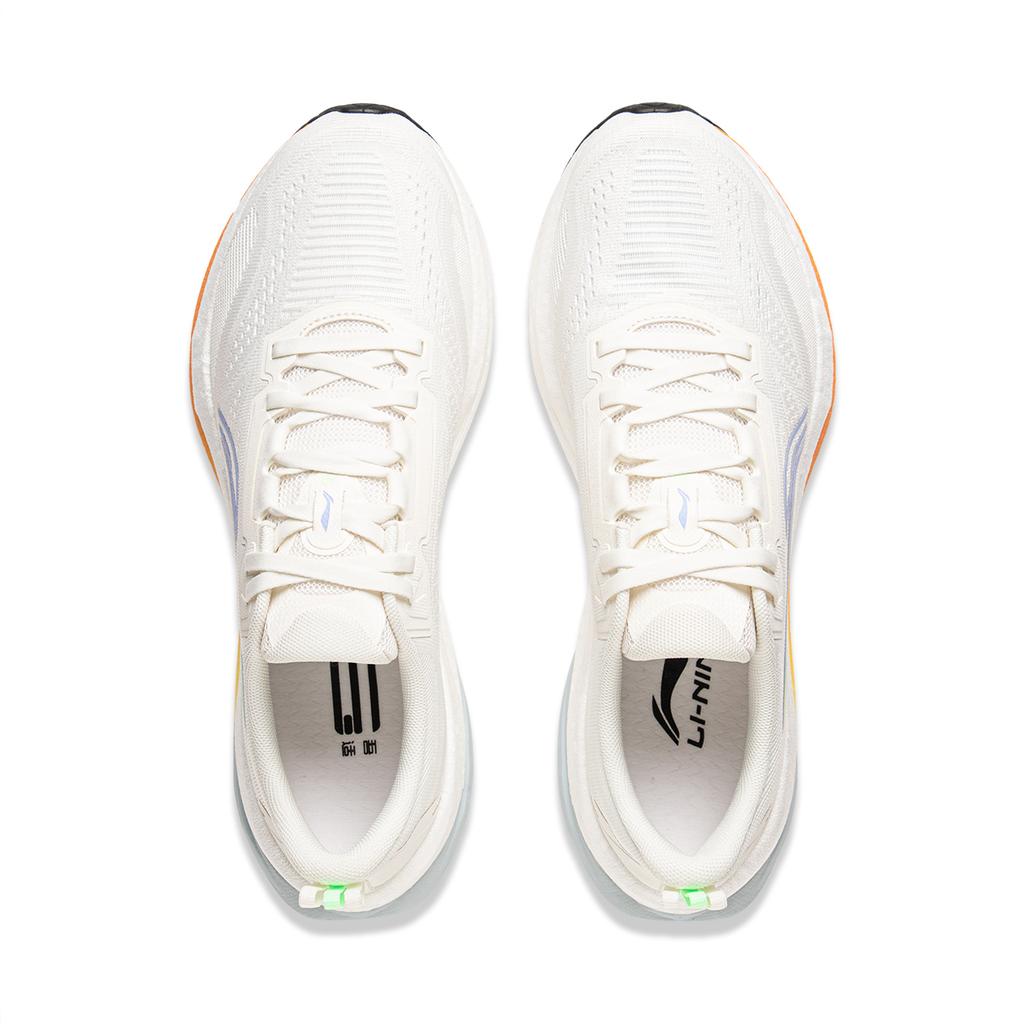 New LINING Wugui 5S 5.0 Running Shoes Men's Low Top Ivory ARSV021-2