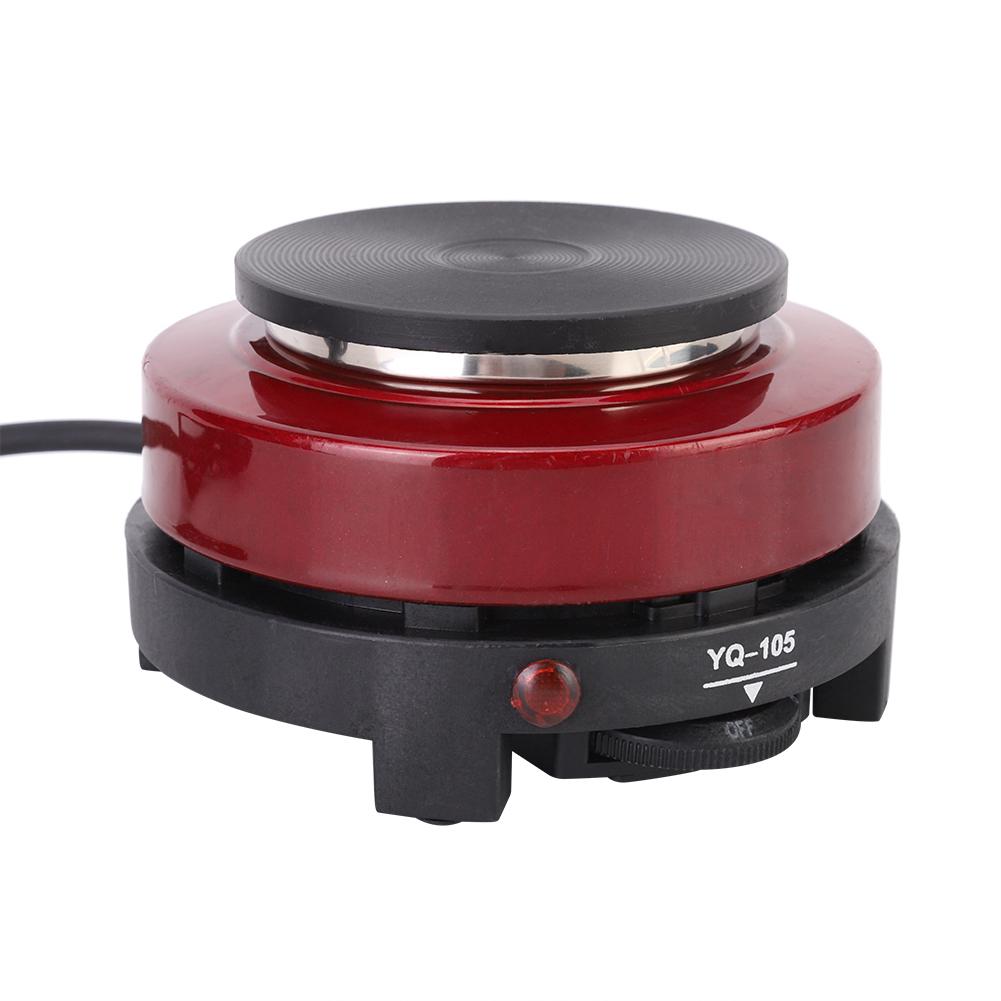 500W Household Portable Mini Electric Stove Heating Plate Heater (Red  )