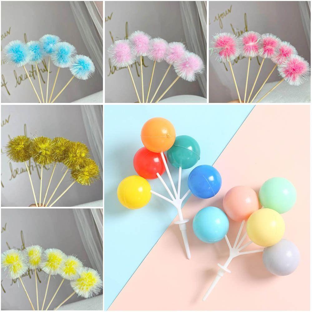 Hairball Cake Decoration Plastic Hairball Cake Cards Funny Birthday Party Decoration  Christmas