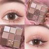Glitter Eyeshadow Palette Pearl Matte Earth Color Shimmer Waterproof Lasting Pigmented Makeup Cosmetics, 05 04