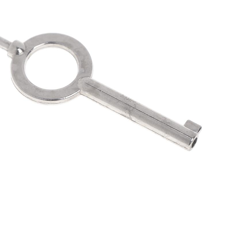 1 Pcs American Style Universal Flat Key Blank Special Key Handcuff Lock Key Zinc Alloy Keychain