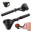 Coffee Spoon Funnel for Protein Powder Milk Powder Filling Long Handle Measuring Scoop for Water Bottles K-Style Cup Coffee Capsule Refill Tools