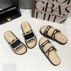 Women's Slippers Outer Wear Summer New Fashion Thick-soled Sandals Fairy Wind Seaside Vacation Beach Shoes