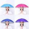 Fishingumbrella Hat Folding Umbrella Cap Camping Fishing Hiking Festival Outdoor