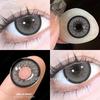 Eyeshare Colored Contact Lenses Cosplay Anime Character Eye Makeup Lenses Red Halloween Carnival Night Contact Lenses Purple Beauty Soft Lenses 1 Pair
