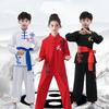 Children's Martial Arts Costumes Performance Costumes Printed Children's Chinese Kung Fu Training Costumes Tai Chi Practice Costumes