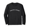 Pacific Ocean Vacation Vintage Water Sports Arched Men's and Women's Long Sleeve T-Shirt