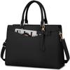Tote Commuting Business Large Compatible with Compatible with Inch Shoulder Multiple Work Job Black Bag, Women's, Bag, Bag, Capacity,