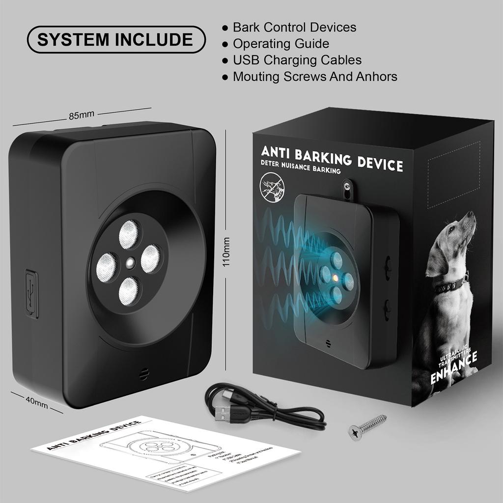 Bark Stopper Trainer Pet Ultrasonic Anti-Barking Device