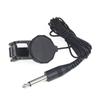 Violin Acoustic Guitar Ukulele Pickup Clip On Microphone Piezo Pickup Guitar Sound Hole Pickup with 6.35mm Sound Jacks