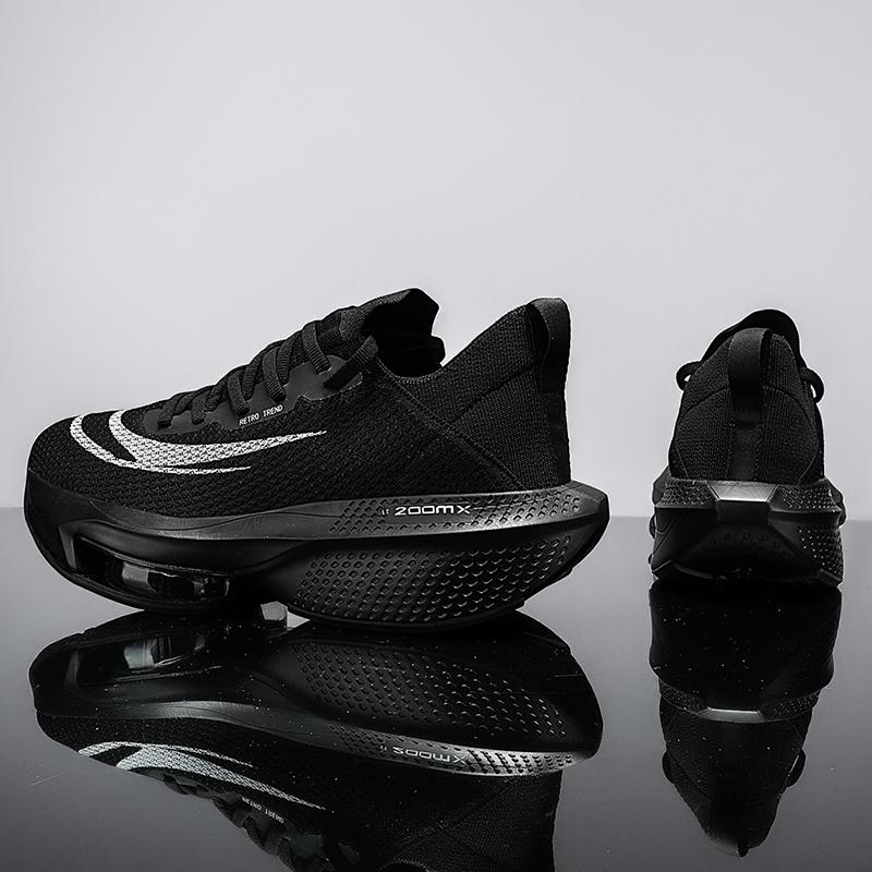 Marathon Air Cushion Men Sports Running Shoes Breathable Lightweight Women's Comfortable Athletic Nonskid Carbon Plate Sneakers