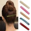 Colorful Plastic Banana Clip Elegant Ponytail Holder Casual Hair Barrettes For Women Girls
