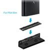 Vertical Stand for PS4 Slim / PS4 with Cooling Fan for Playstation 4