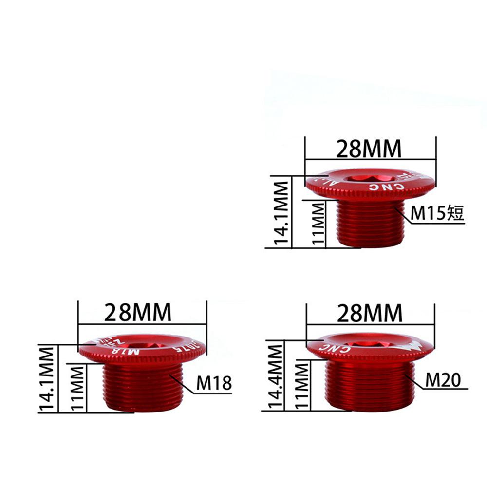 Bolts Bicycle Parts Crank Bolt Cover Cap Crank Arm Fixing Bolt Crank Cover Bike Bottom Bracket Bolt