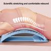 Back Stretcher Waist Trainer Adjustable Cervical Spine Lower Back Neck Pain Relief Massager Cushion Arch Lumbar Back Cracker Board Stretching Device