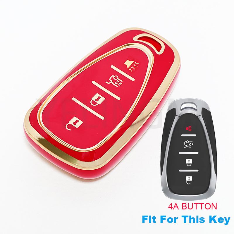 Car Key Case Cover For Chevrolet Chevy Cruze Traverse Spark Equinox Sonic Volt Bolt Malibu Camaro 2/3/4/5 Buttons Auto Shell Fob
