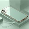Luxury Plated TPU Phone Case With Lanyard for Samsung Galaxy A04 A05 A13 A14 A23 A24 A52 A54 A34 A53 5G Note20 Ultra S23 Soft Cases Silicone Cover