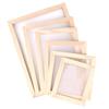Paper Making Frame Screen Diy Wood Paper Making Papermaking Mould Crafts Handcraft Paper Recycling Tool Wooden Multi-Size