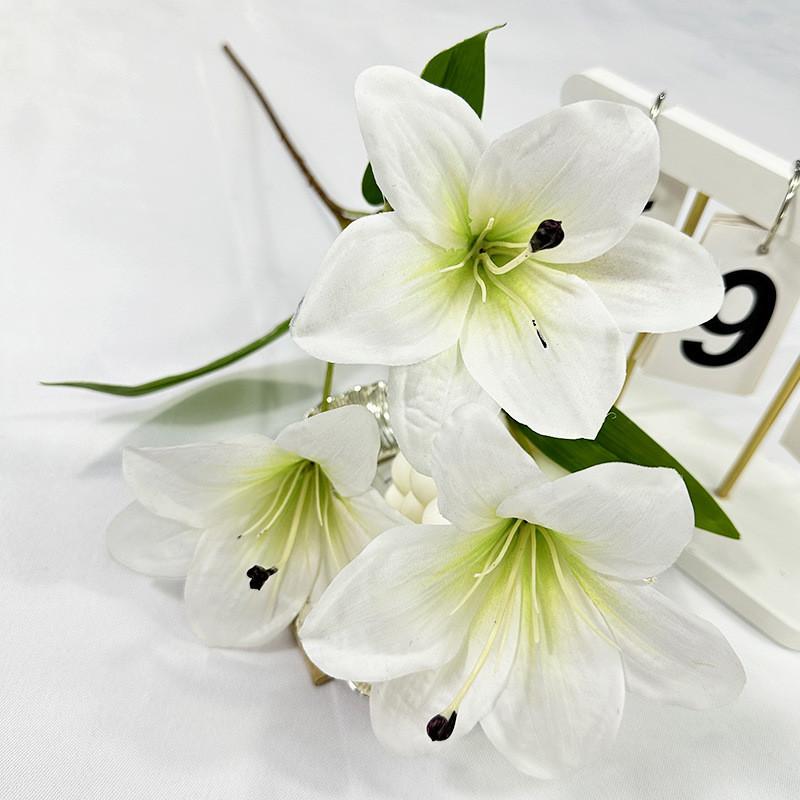 Lilium Plant Simulated Spp Wedding Hotel Restaurant Desktop Props Decoration