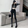 Black Jeans Women's New 2025 Autumn and Winter High-waisted and Thin Pencil Pants Slim-fitting Elastic Pants