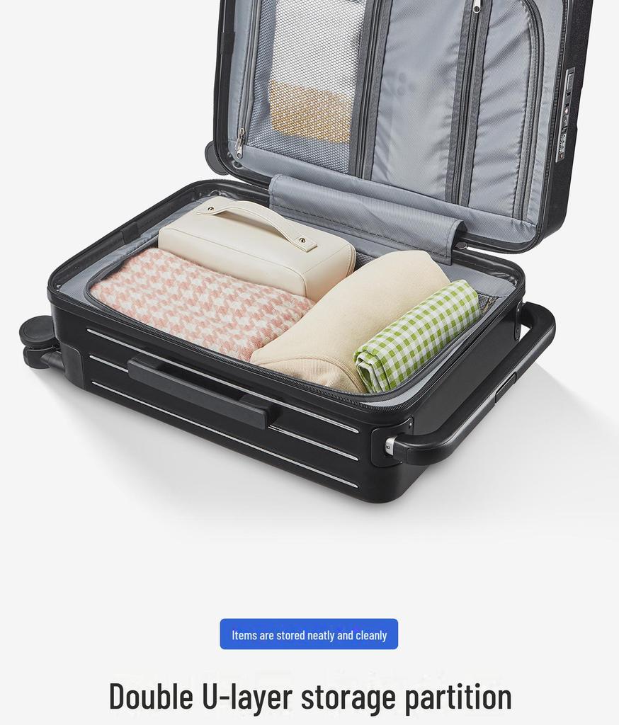 Yongsheng 20" Female Student Trolley Case with Custom Logo and Front-Opening Design