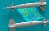 Reskit Paveway I with Fins Plastic Model Kit Parts 1/32 GBU-10 BSU-37/B & BSU-3A/B (2-Piece Set) (Navy Version) RSK32-0576 (Airplane)