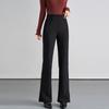 KOBELL Women's High-Waist Fleece-Lined Flare Suit Pants