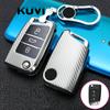 Tpu Carbon Filber Car Key Case Cover For VW Volkswagen Golf 7 MK7 Tiguan MK2 For SEAT Ateca Leon FR 2 Ibiza For Skoda Octavia A7
