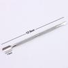 4Pcs/lot Double Sided Finger Cuticle Pusher Dead Skin Nail Art Remover Cuticles Stainless Steel Pedicure Manicure Cleaner Tools