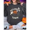Halloween Town Pumpkin Lantern Prints Sweatshirts Women Loose Basics Hoodies Warm Crewneck Clothes Winter Casual Pullover