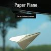 Paper Airplane Car Freshener Pendant & Rearview Mirror Ornament - 2025 Car Interior Accessory