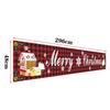 Merry Christmas Banner Flag Pulling Xmas Santa Claus Hanging Decor Outdoor