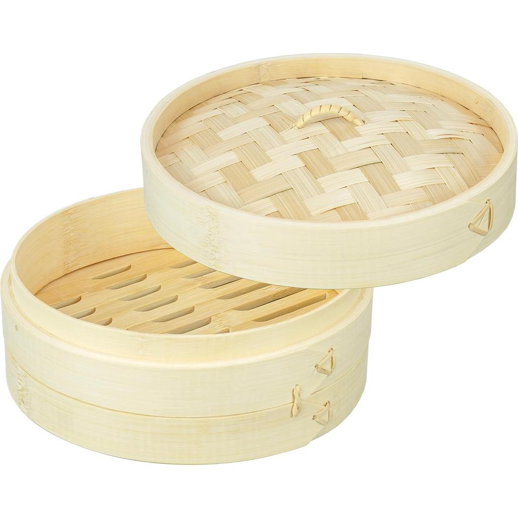 Wahei freiz 20cm Bamboo Steamer, Perfect for Steaming Ingredients, Hokona (RE-7763)