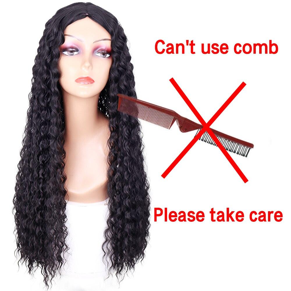MISSQUEEN 13 15 26 30 Inches Synthetic Long Afro Kinky Curly Wigs for Black Women Hair Deep Wave Wig for Girl Heat Resistant Cosplaly Party Wigs