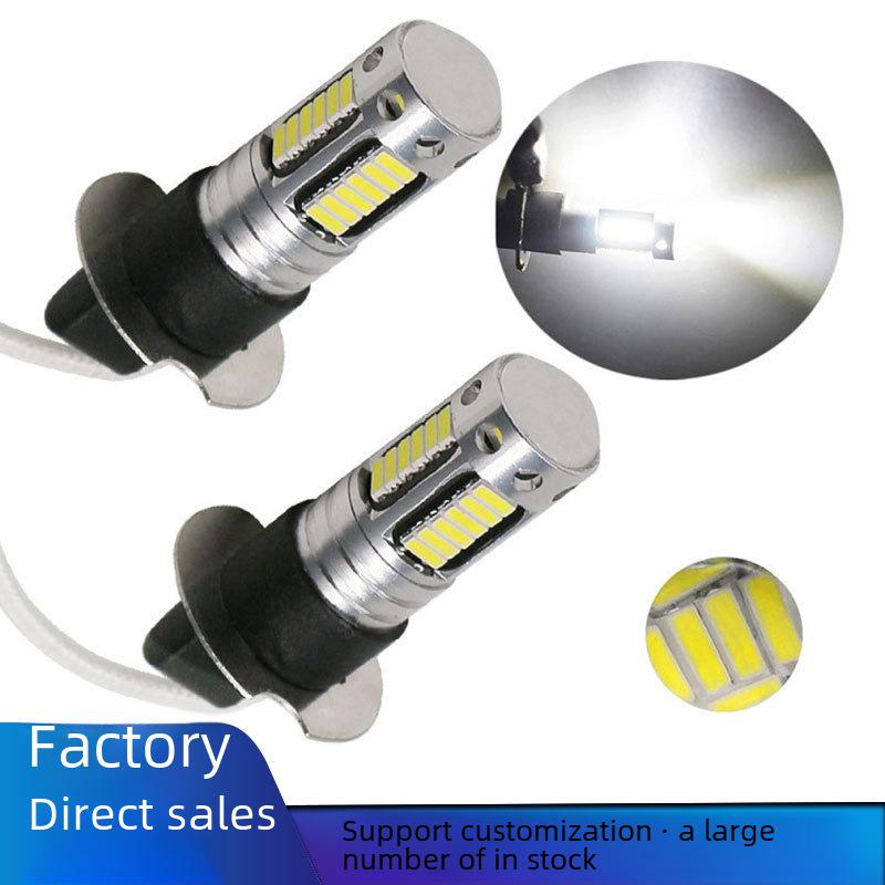 LED Car Fog Light: H1/H3 4014 30SMD Front & Rear, Anti-Fog 880/881, T10 Indicator