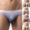 Men Panties Sexy Underwear Quick Dry Gradient Color Design Low Waist Slim Fit Swim Underpants Briefs