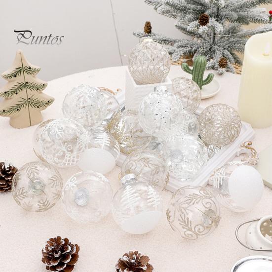 9 Pcs Christmas Ball Ornaments Shatterproof Christmas Decorative Balls Reusable Festival Hanging Ornaments for Christmas Tree Home Parties