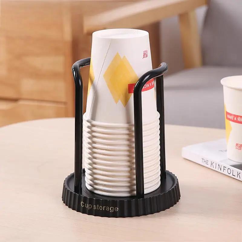 Desktop paper cup storage rack household water dispenser bar disposable cups rack