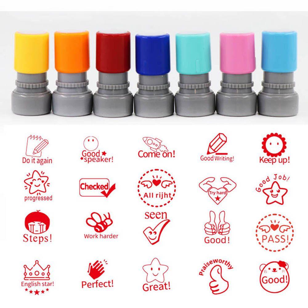 Chapter Kids Seal Children Toy Stamps Commentary Stamp Reward Seal Encouragement Teaching Stamp