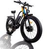 KETELES XF4000 Road Elctric Bike 2000W, 48V 23Ah, Max Speed 50km/h, Hydraulic Disc Brake, Twist Throttle, Front Suspension, 26"×4.0" Fat Tyre E-Bike